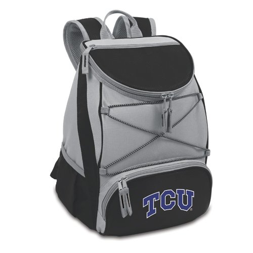 TCU Horned Frogs PTX Backpack Cooler - Black - Click Image to Close