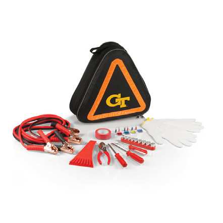 Georgia Tech Yellow Jackets Roadside Emergency Kit - Click Image to Close