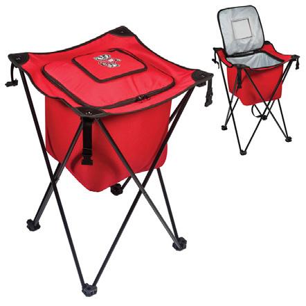 Wisconsin Badgers Sidekick Cooler - Red - Click Image to Close