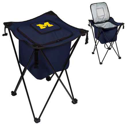 Michigan Wolverines Sidekick Cooler - Navy Blue - Click Image to Close