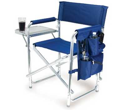 Auburn Tigers Sports Chair - Navy Embroidered - Click Image to Close