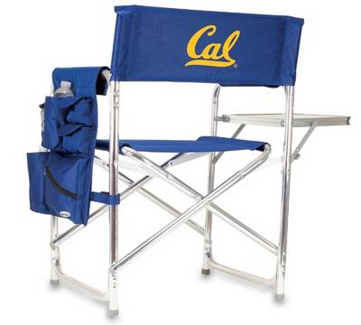 Cal Golden Bears Sports Chair - Navy Embroidered - Click Image to Close