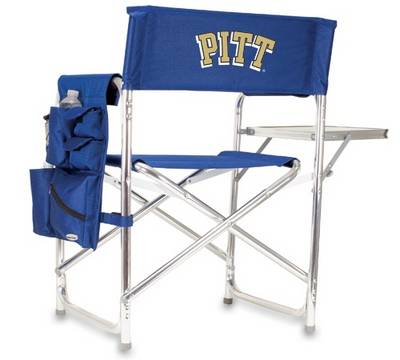 Pitt Panthers Sports Chair - Navy - Click Image to Close