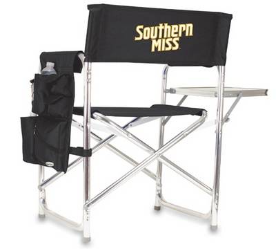 Southern Miss Golden Eagles Sports Chair - Black Embroidered - Click Image to Close