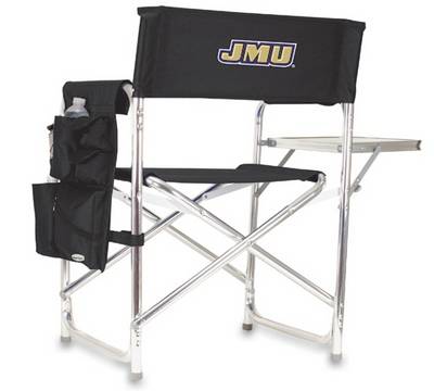 James Madison Dukes Sports Chair - Black Embroidered - Click Image to Close