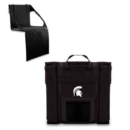 Michigan State University Stadium Seat - Black - Click Image to Close