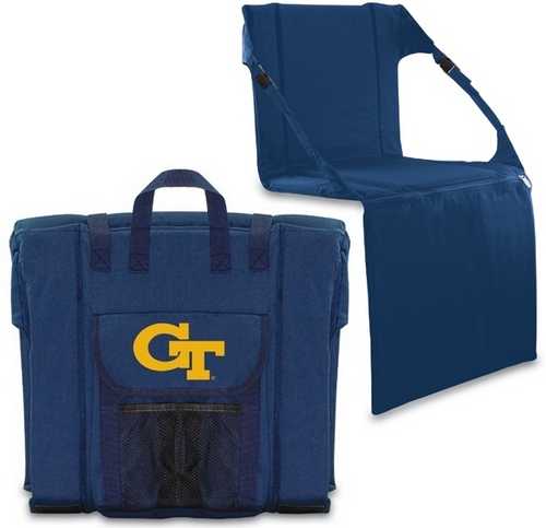 Georgia Tech Yellow Jackets Stadium Seat - Navy - Click Image to Close