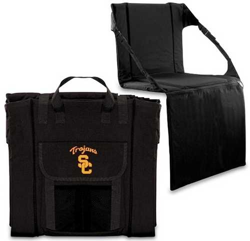 USC Trojans Stadium Seat - Black - Click Image to Close