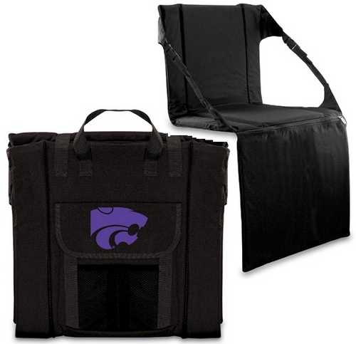 Kansas State Wildcats Stadium Seat - Black - Click Image to Close