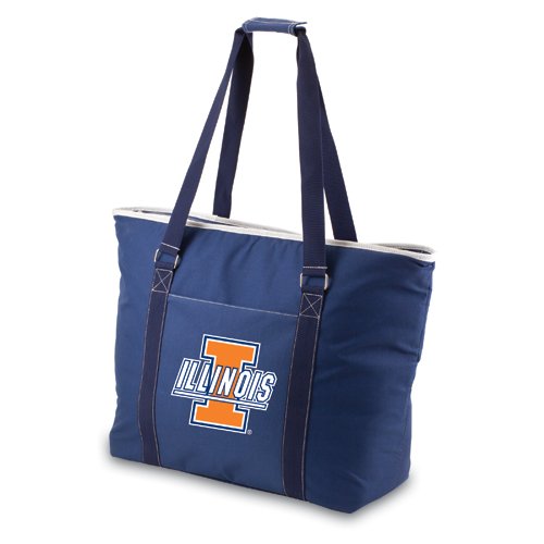 Illinois Fighting Illini Tahoe Beach Bag - Navy - Click Image to Close