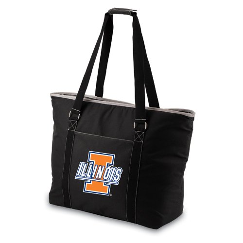 Illinois Fighting Illini Tahoe Beach Bag - Black - Click Image to Close