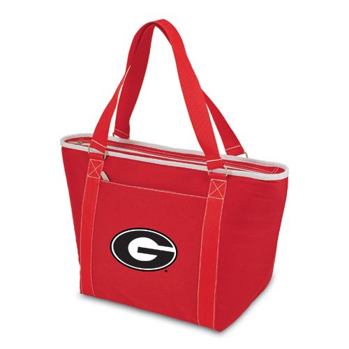 Georgia Bulldogs Topanga Cooler Tote - Red Embroidered - Click Image to Close