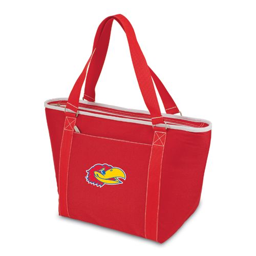 Kansas Jayhawks Topanga Cooler Tote - Red Embroidered - Click Image to Close