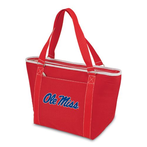 Ole Miss Rebels Topanga Cooler Tote - Red Embroidered - Click Image to Close