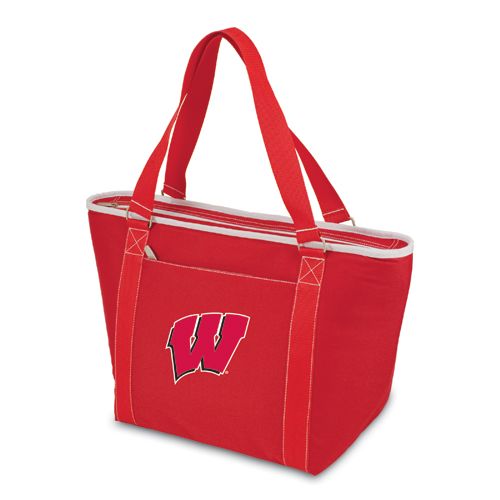 Wisconsin Badgers Topanga Cooler Tote - Red Embroidered - Click Image to Close