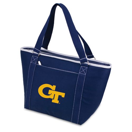 Georgia Tech Yellow Jackets Topanga Cooler Tote - Navy - Click Image to Close