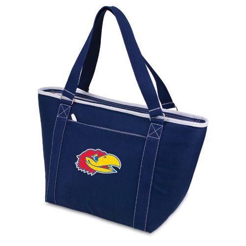 Kansas Jayhawks Topanga Cooler Tote - Navy Embroidered - Click Image to Close