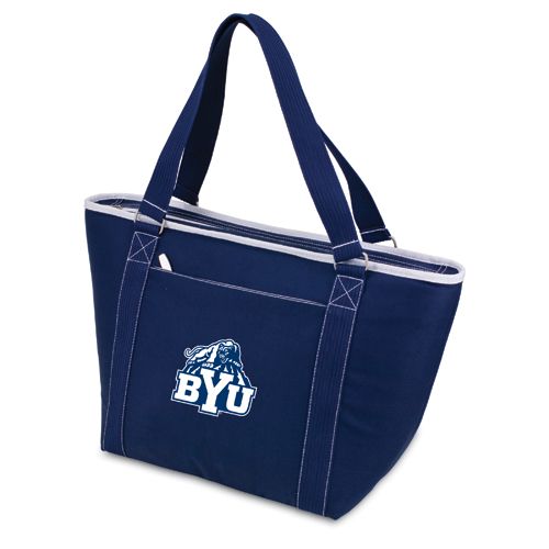 Brigham Young Cougars Topanga Cooler Tote - Navy - Click Image to Close