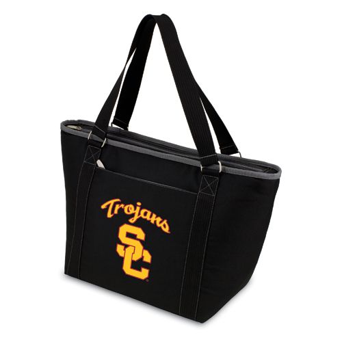 USC Trojans Topanga Cooler Tote - Black Embroidered - Click Image to Close