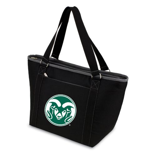 Colorado State Rams Topanga Cooler Tote - Black Embroidered - Click Image to Close