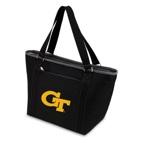 Georgia Tech Yellow Jackets Topanga Cooler Tote - Black - Click Image to Close