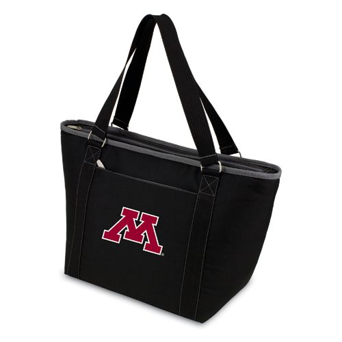 Minnesota Golden Gophers Topanga Cooler Tote - Black Embroidered - Click Image to Close