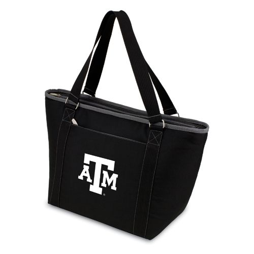 Texas A&M Aggies Topanga Cooler Tote - Black Embroidered - Click Image to Close