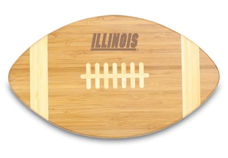 Illinois Fighting Illini Football Touchdown Cutting Board - Click Image to Close