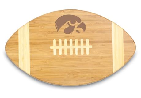 Iowa Hawkeyes Football Touchdown Cutting Board - Click Image to Close