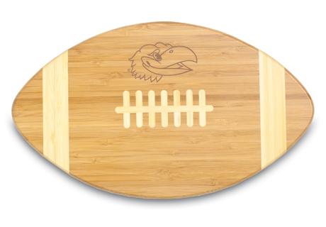 Kansas Jayhawks Football Touchdown Cutting Board - Click Image to Close