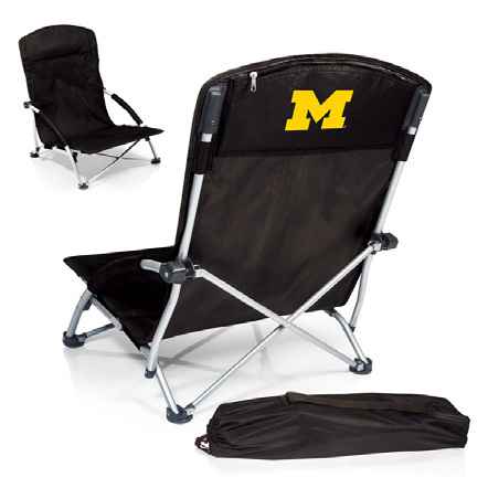 University of Michigan Wolverines Tranquility Chair - Black - Click Image to Close