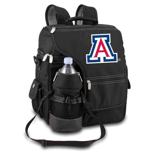 Arizona Wildcats Turismo Backpack - Black - Click Image to Close