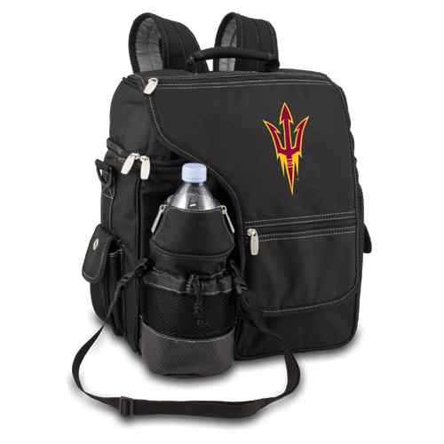 Arizona State Sun Devils Turismo Backpack - Black - Click Image to Close