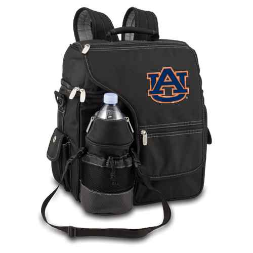 Auburn Tigers Turismo Backpack - Black Embroidered - Click Image to Close