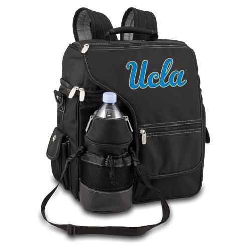UCLA Bruins Turismo Backpack - Black Embroidered - Click Image to Close