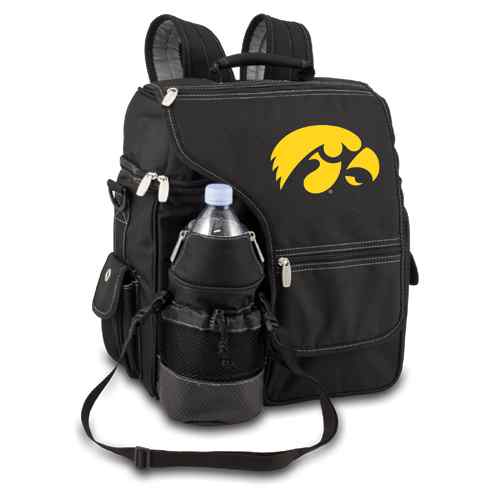 Iowa Hawkeyes Turismo Backpack - Black - Click Image to Close