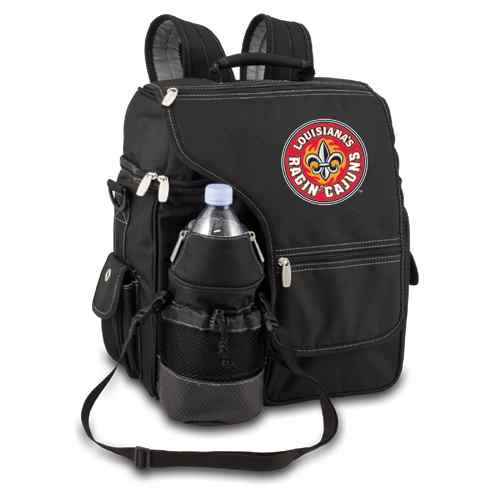 Louisiana - Lafayette Ragin Cajuns Turismo Backpack - Black - Click Image to Close