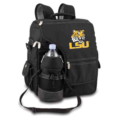 LSU Tigers Turismo Backpack - Black - Click Image to Close