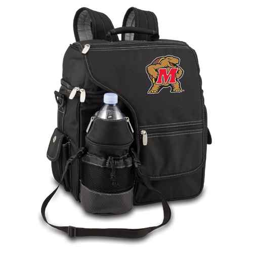 Maryland Terrapins Turismo Backpack - Black - Click Image to Close