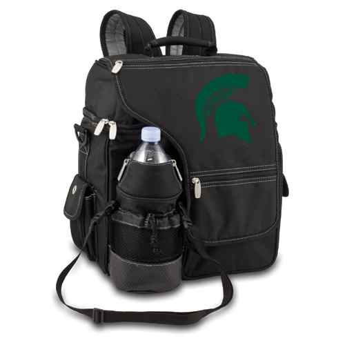 Michigan State Spartans Turismo Backpack - Black - Click Image to Close
