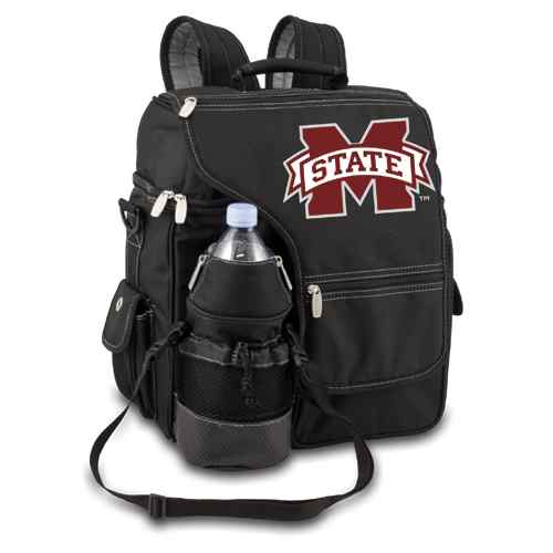 Mississippi State Bulldogs Turismo Backpack - Black - Click Image to Close