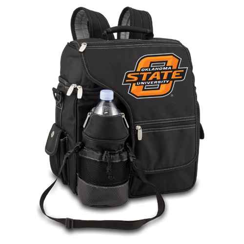 Oklahoma State Cowboys Turismo Backpack - Black - Click Image to Close