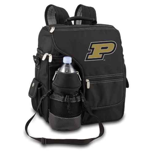 Purdue Boilermakers Turismo Backpack - Black - Click Image to Close