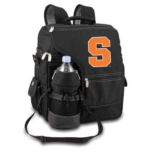 Syracuse Orange Turismo Backpack - Black Embroidered - Click Image to Close