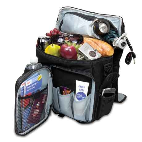 Washington Huskies Turismo Backpack - Black Embroidered - Click Image to Close