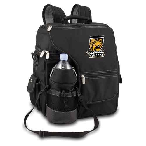 Colorado College Tigers Turismo Backpack - Black - Click Image to Close