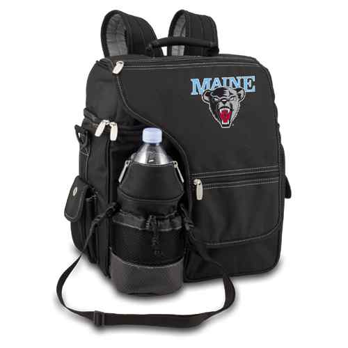 Maine Black Bears Turismo Backpack - Black - Click Image to Close