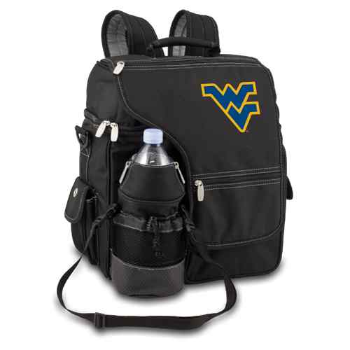 West Virginia Mountaineers Turismo Backpack - Black - Click Image to Close