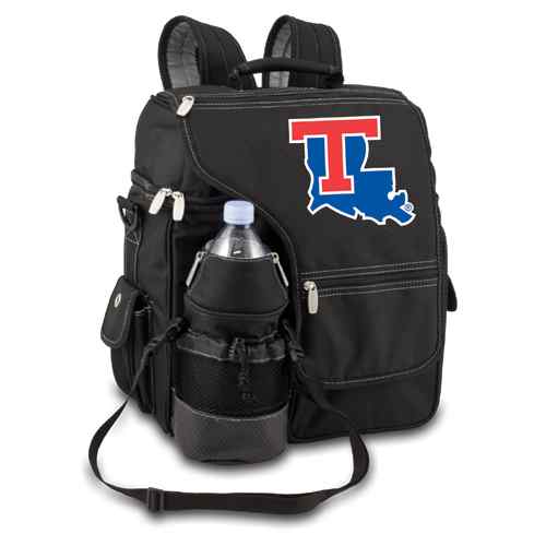 Louisiana Tech Bulldogs Turismo Backpack - Black - Click Image to Close