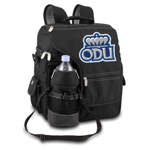 Old Dominion Monarchs Turismo Backpack - Black Embroidered - Click Image to Close